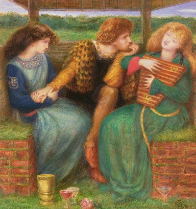 Die erbarmungslose Dame, 1865 von Dante Gabriel Charles Rossetti